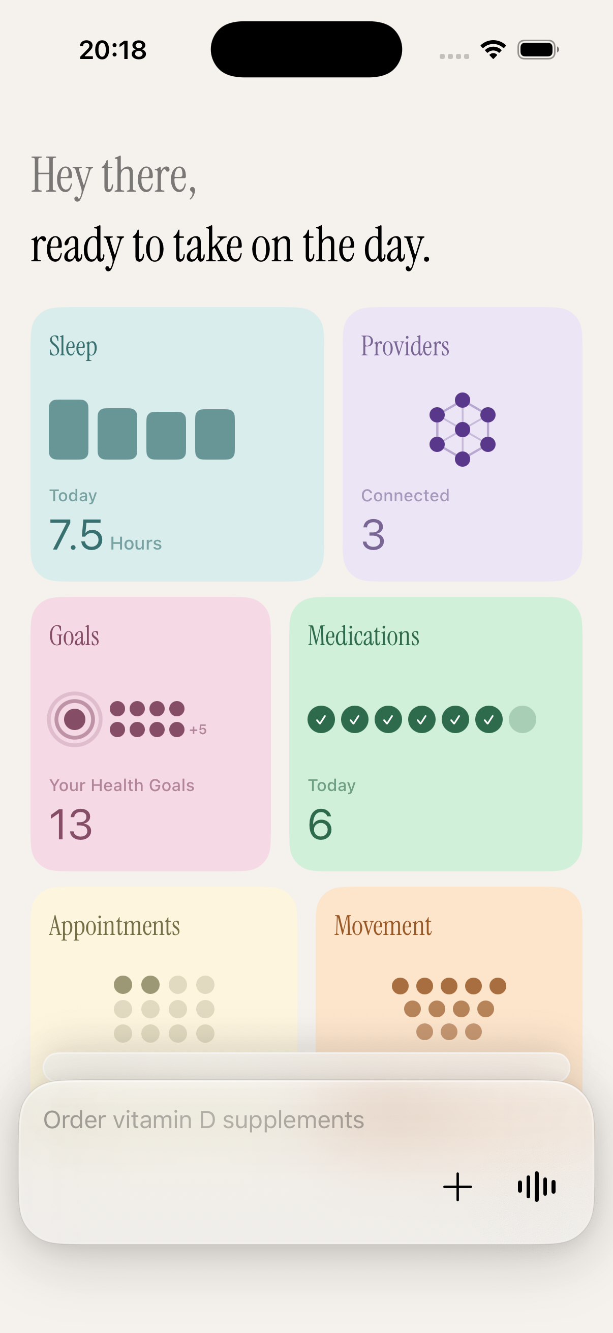 Helios dashboard